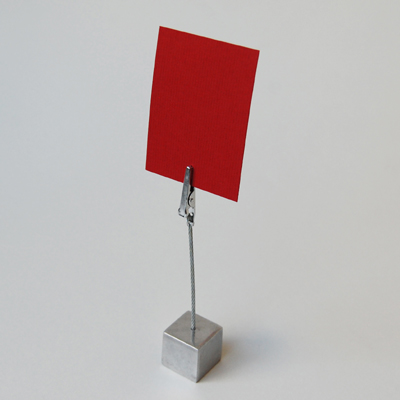 blanko Tischkarten in rot
