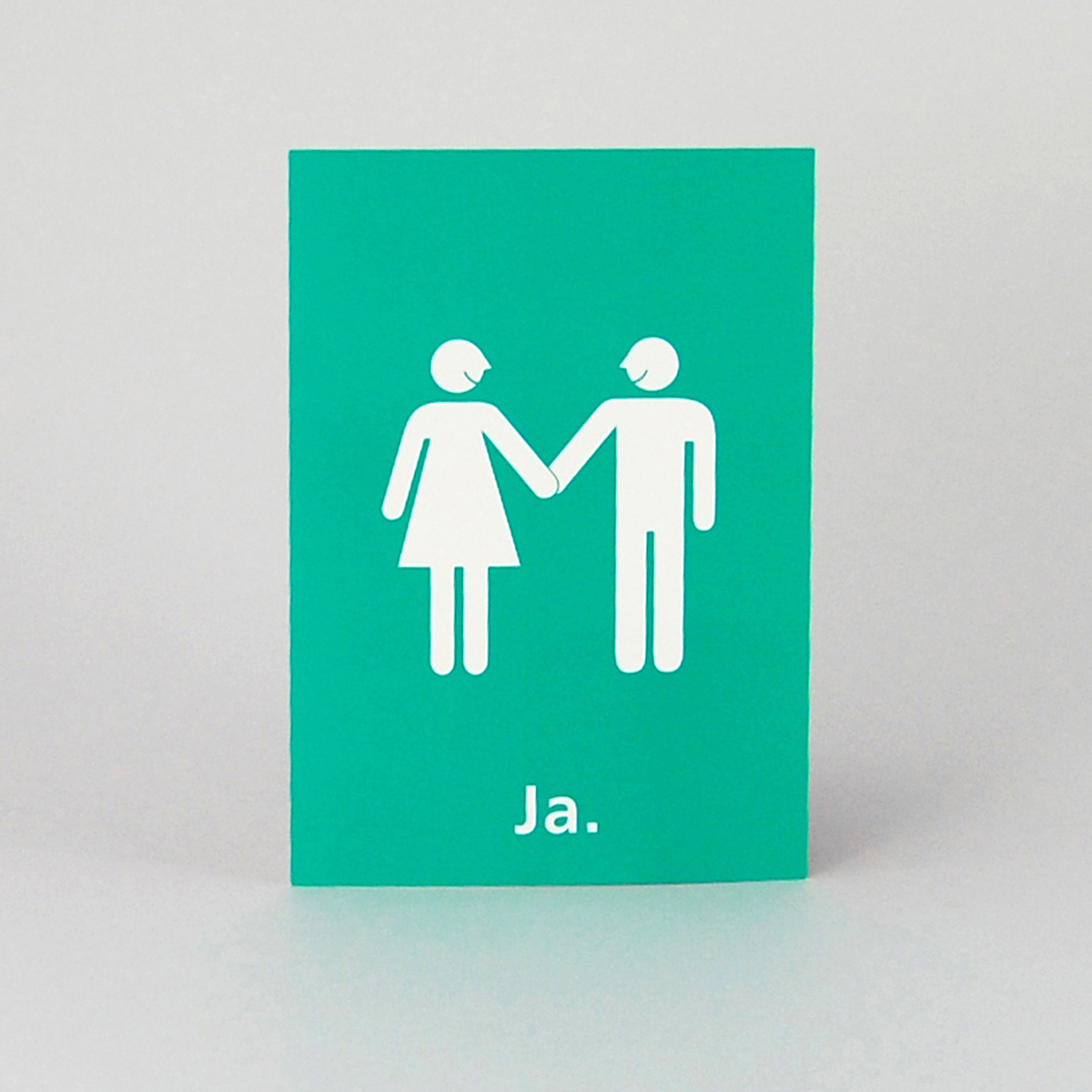 modernes Brautpaar, Save-the-Date oder Antwort-Postkarte für die Einladungen zur Hochzeit