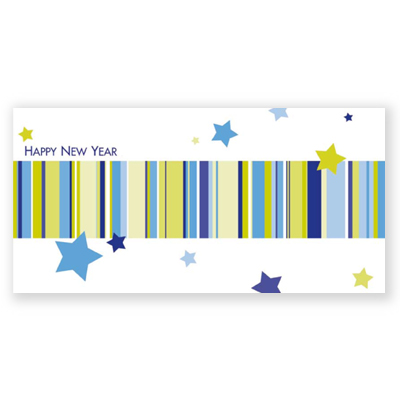 Happy New Year, Design-Neujahrskarten