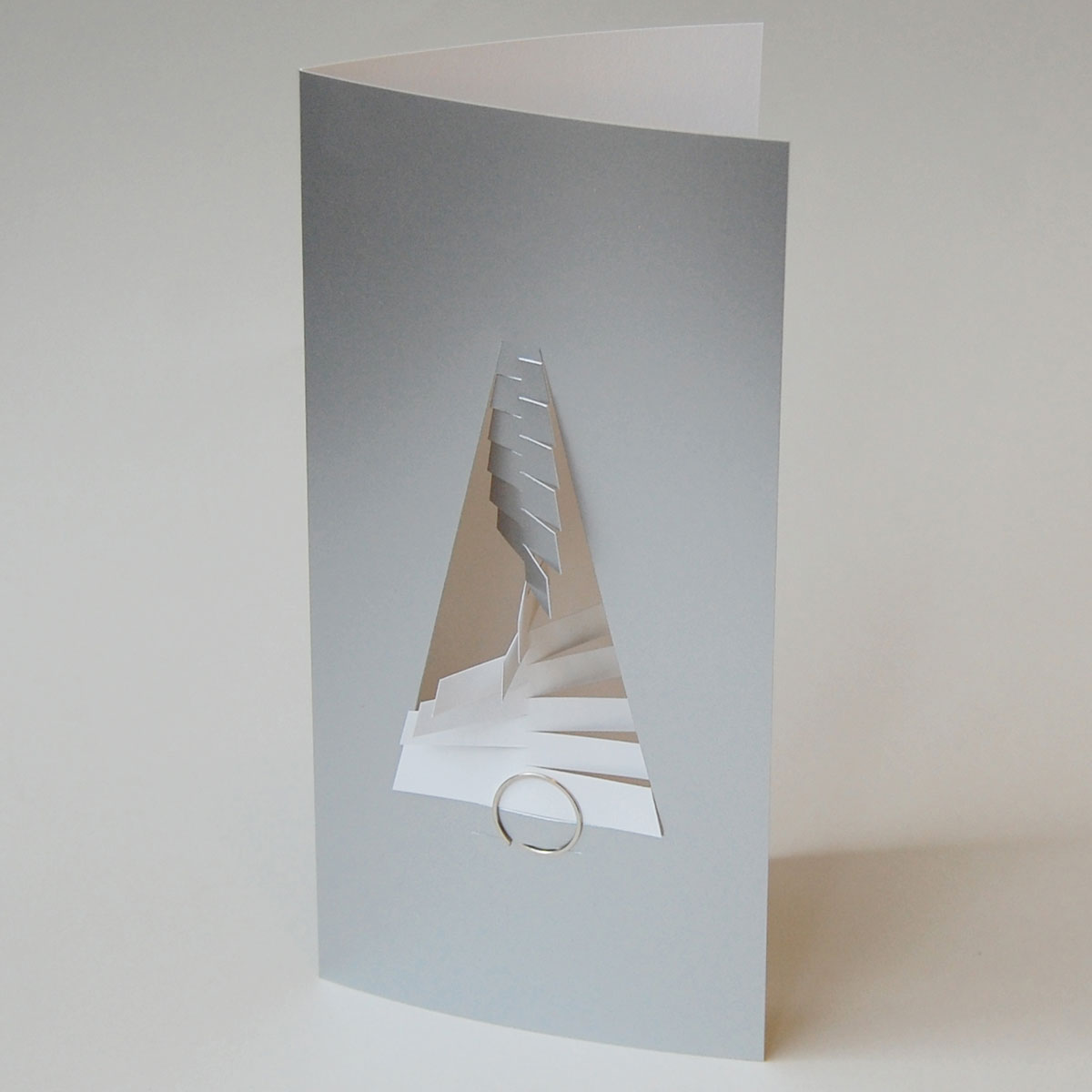 Design-Weihnachtskarten: Spiral-Tannenbaum