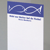Men&uuml;karten mit Fischen