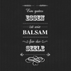 Essen ist Balsam für die Seele, Handlettering