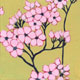 Blümchen, asiatisch inspirierte, dekorative Malerei