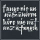 Sinnspruch, Kalligraphie