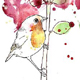 Rotkehlchen, Natur-Illustrationen
