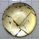 Teller, Keramik mit Blattgold