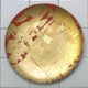 Teller, Keramik mit Blattgold