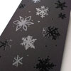 schwarze Design-Weihnachtskarten mit farblosen UV-Relieflack
