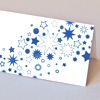blaue Weihnachtskarten