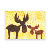 Weihnachtskarten mit freundlichen Elchen