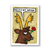 My Deer, Weihnachtskarte mit Wortspiel