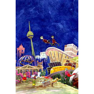 Berlin - Aquarium, Cartoonzeichner