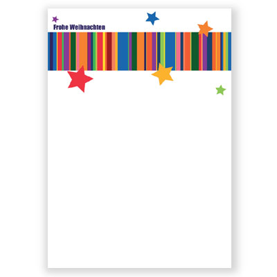 Designpapier für Weihnachten mit Sternen