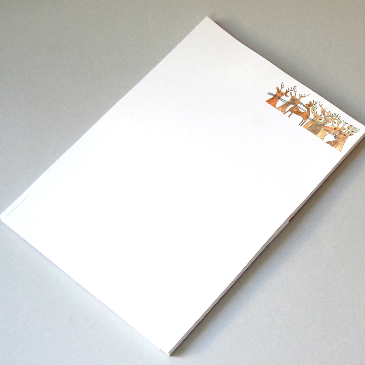 Weihnachts-Briefpapier mit Rudolf und seinen Freunden