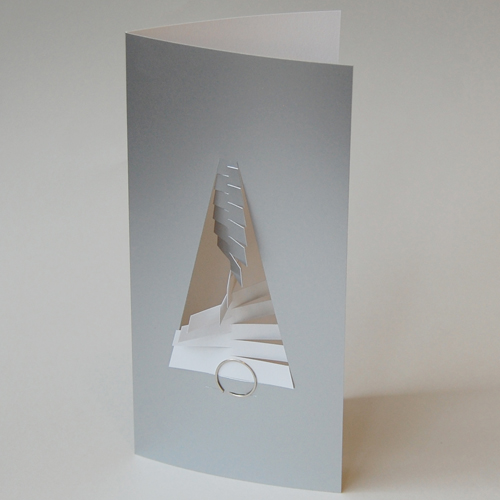 Design-Weihnachtskarten: Spiral-Tannenbaum