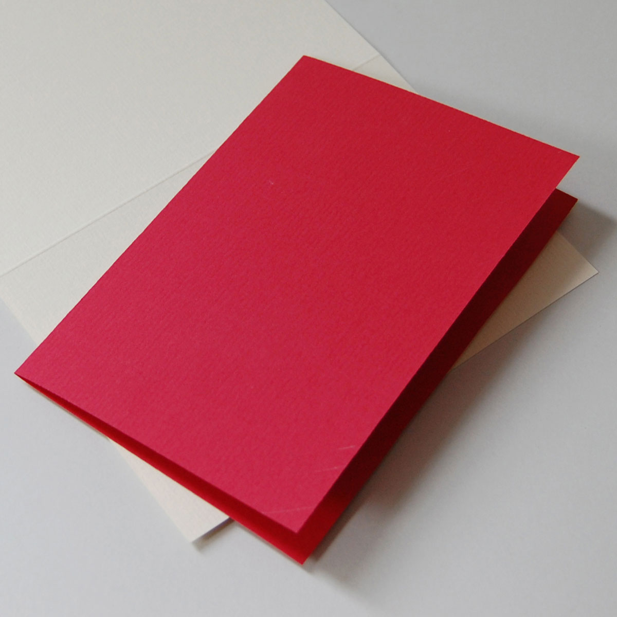 rote Einlegeblätter 14,5 x 20,3 cm, für Klappkarten DIN A6