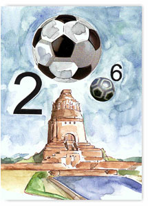 Über Leipzigs Himmel, Fussball WM