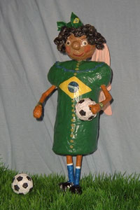 Margarida, brasilianischer Schutzengel für Fußballer und deren Fans