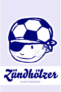 Zündholzschachteln für Fußballfans, Pirat mit Fußball-Käppi