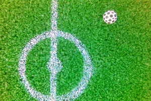 Fussball-Tablett