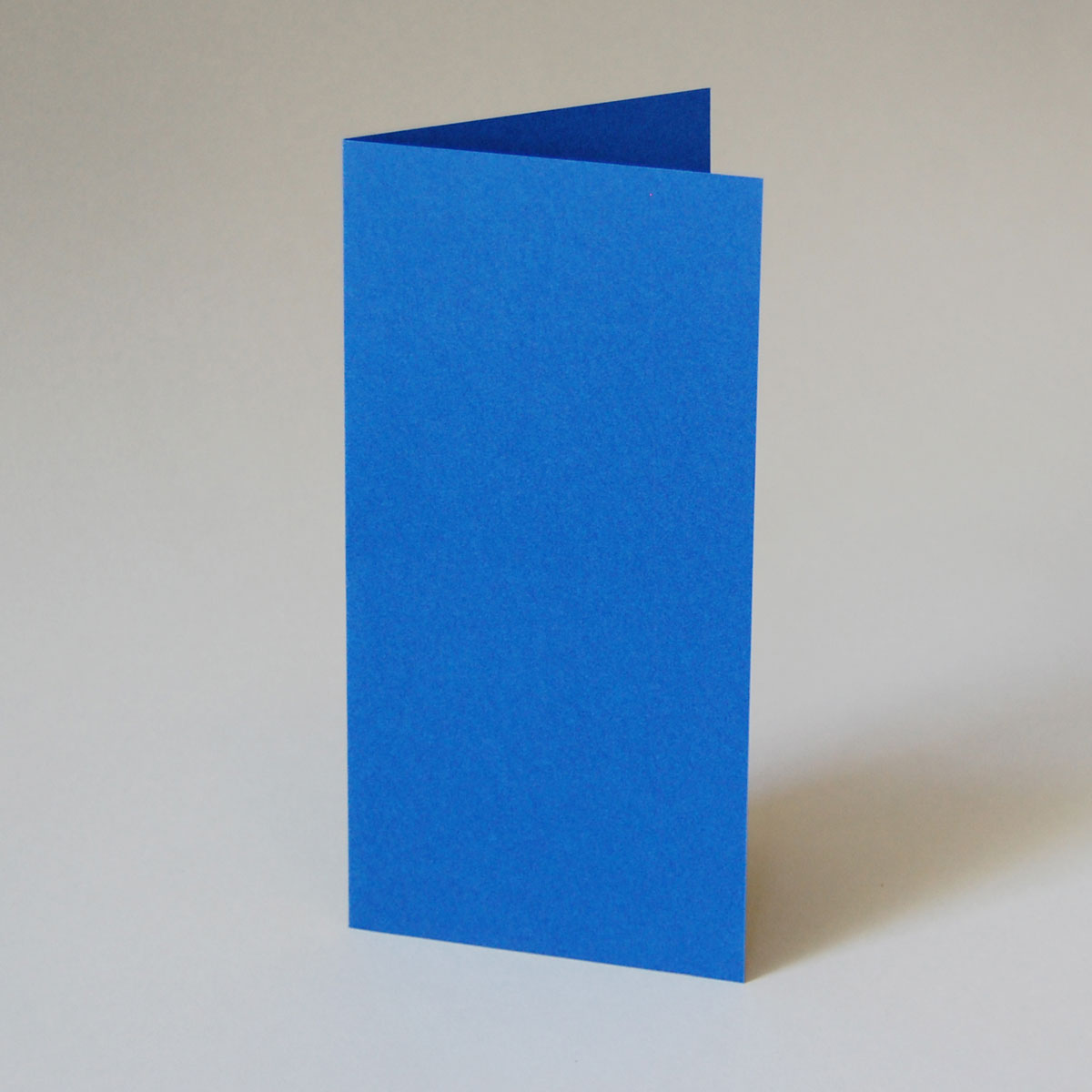 hochwertige Blanko-Klappkarten in sattem Blau