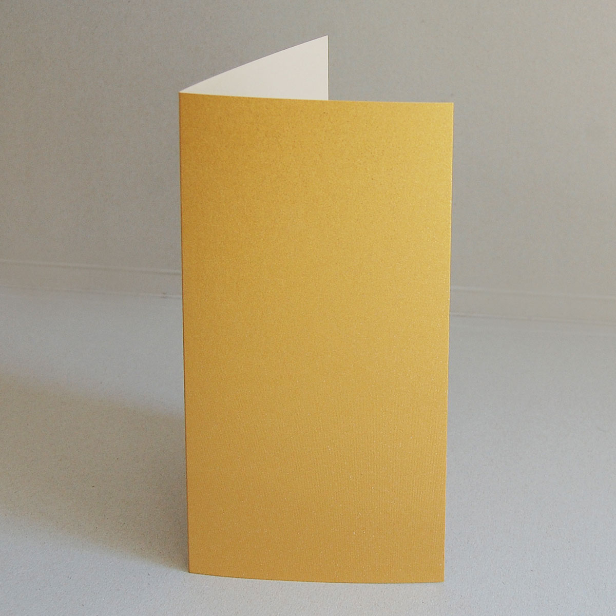 goldene Klappkarten, Innenseite blanko