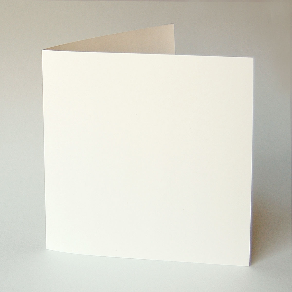 altweiße quadratische Blanko-Glückwunschkarten, sehr hochwertig