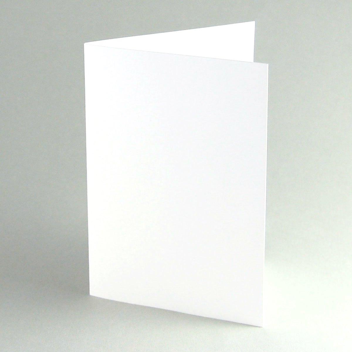 extragroße weiße Blanko-Glückwunschkarten, DIN A5