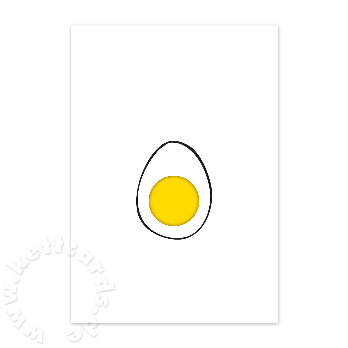 Ei / Kücken, Osterkarten mit Stanzung