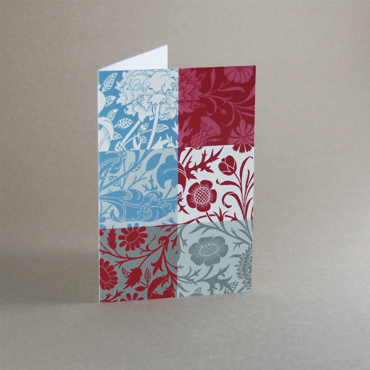 Design-Klappkarten mit floralen Ornamenten - Print-on-Demand