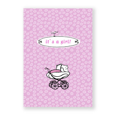 it´s a girl!..., individuelle Geburtsanzeigen