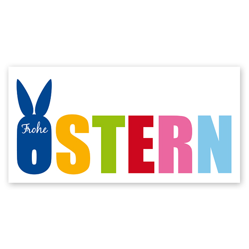 Frohe OSTERN - Design-Osterkarte