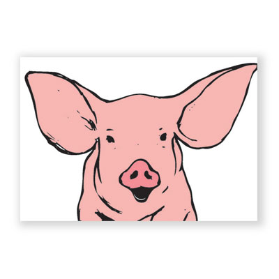 Schwein, Glückwunschkarten