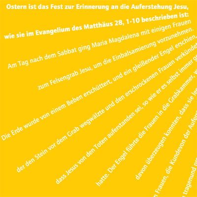 Osterkarte mit Bibeltext, Osterkarten