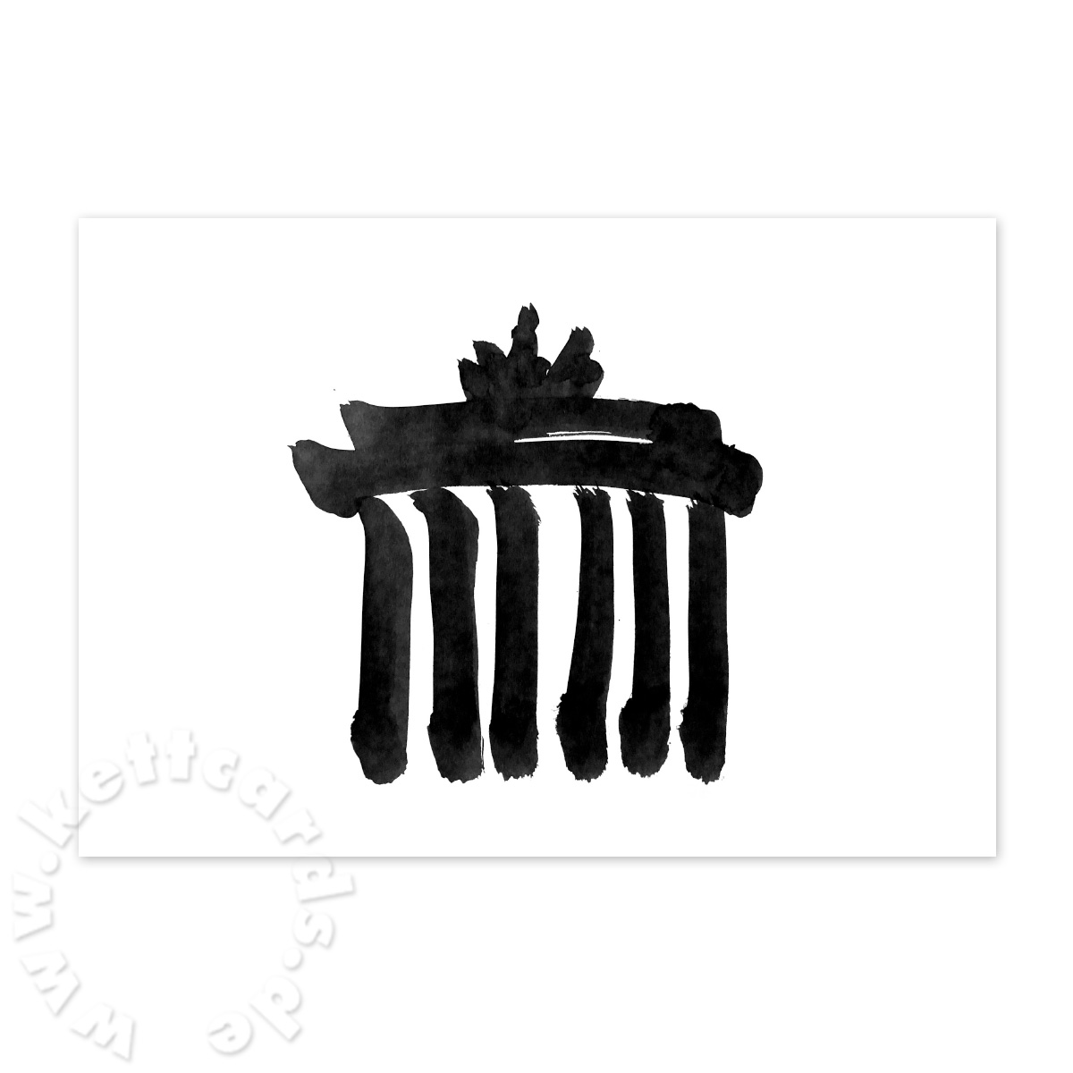 Brandenburger Tor, Grußkarten aus Berlin