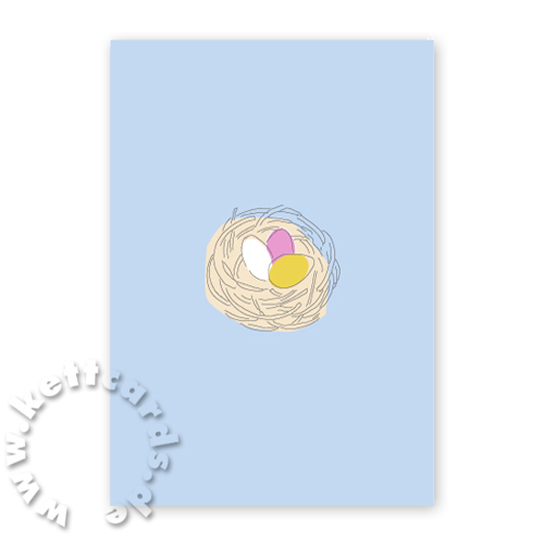 Frohe Ostern (Osternest), Recycling-Osterkarten