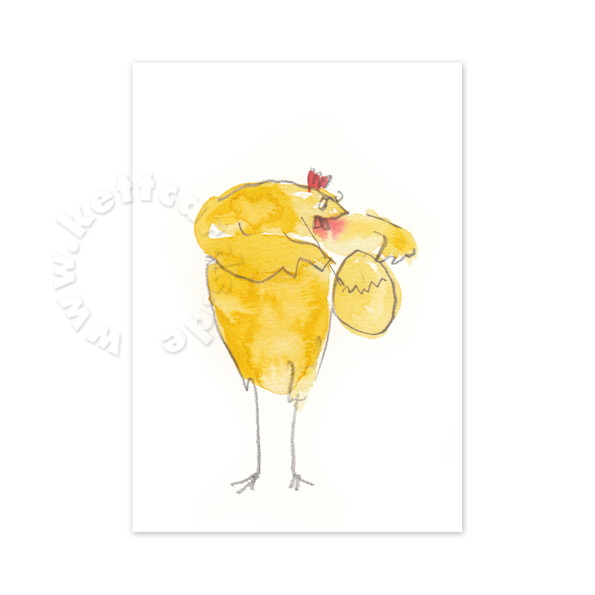 Ostergrüße, Kunst am Ei