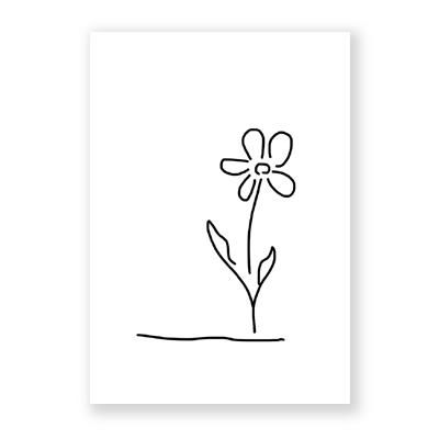 Blume, Grußkarten