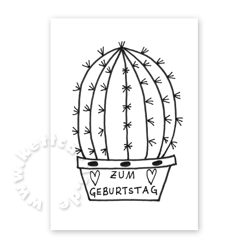 Zum Geburtstag (ungewöhnlicher Blumenschmuck), witzige Glückwunschkarten
