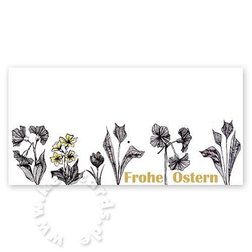 Frohe Ostern, Recycling-Osterkarten