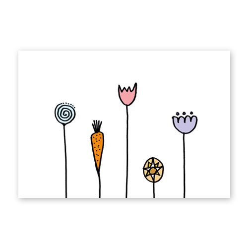 Osterschmuck, schöne Osterkarten im Querformat
