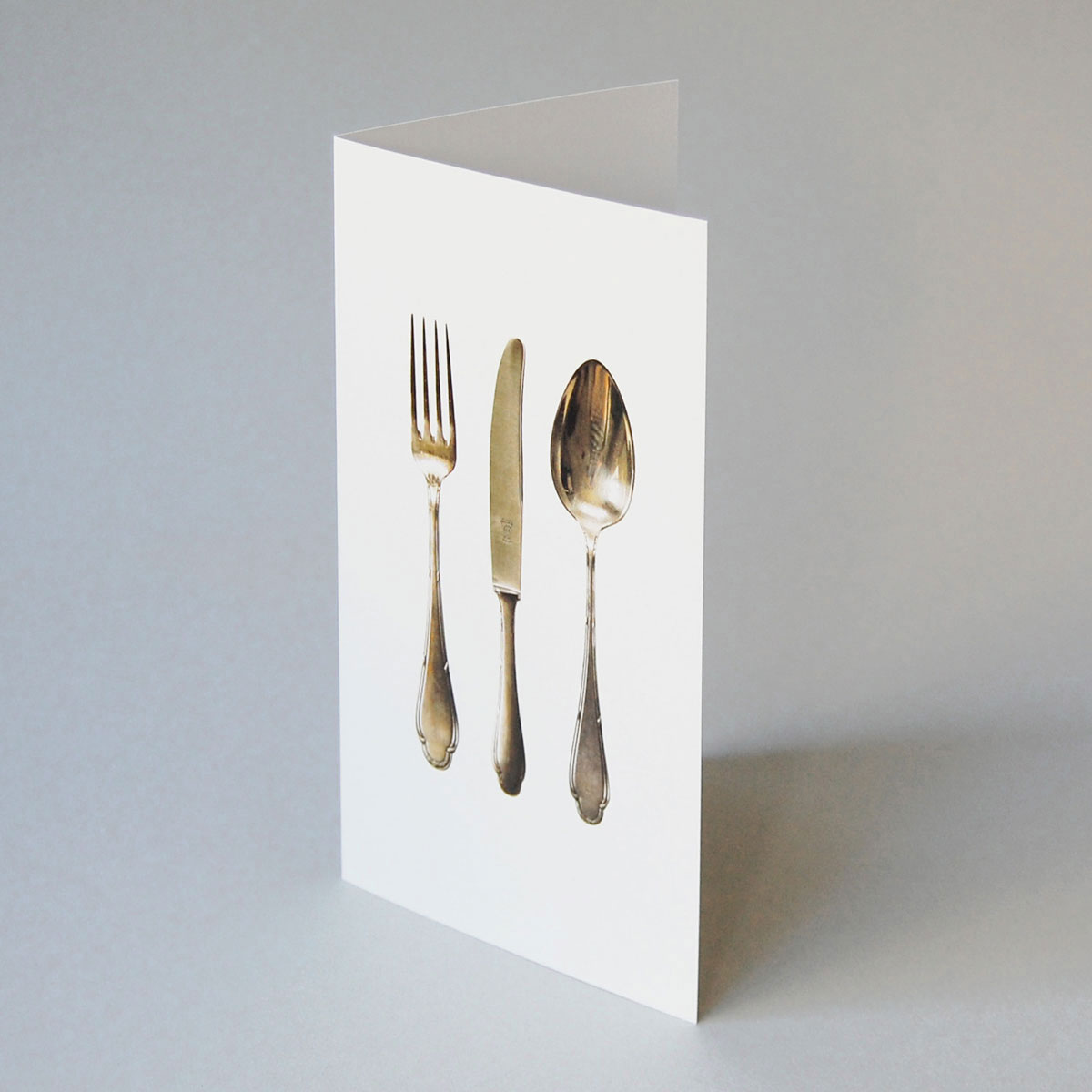 Besteck - Einladungskarten zum Essen und Menükarten für festliche Gelegenheiten