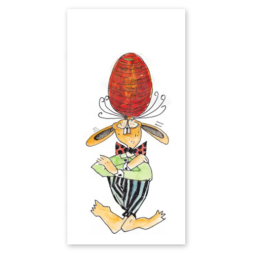 Balance, gezeichnete Osterkarten