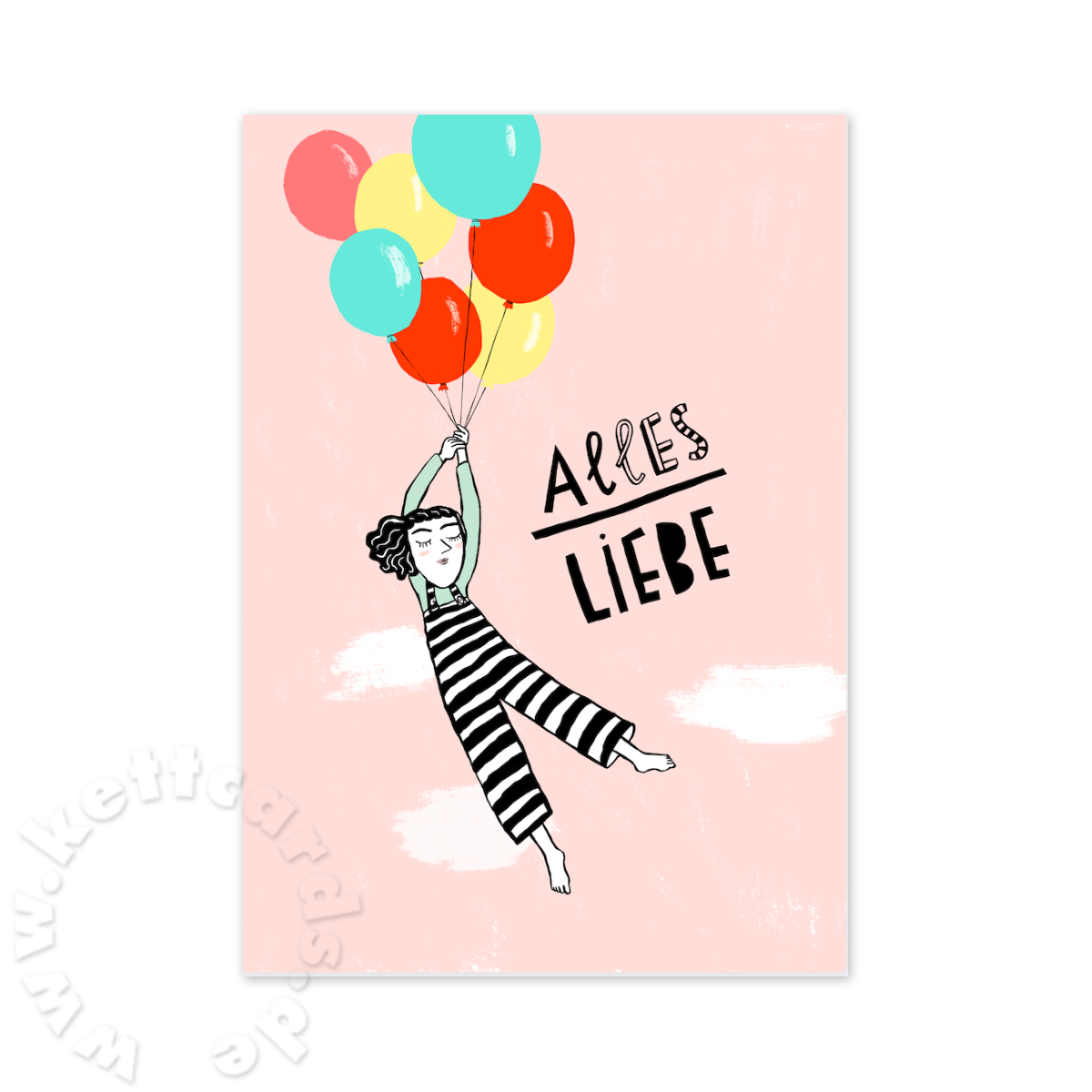 Alles Liebe, Recycling-Gru&szlig;karten