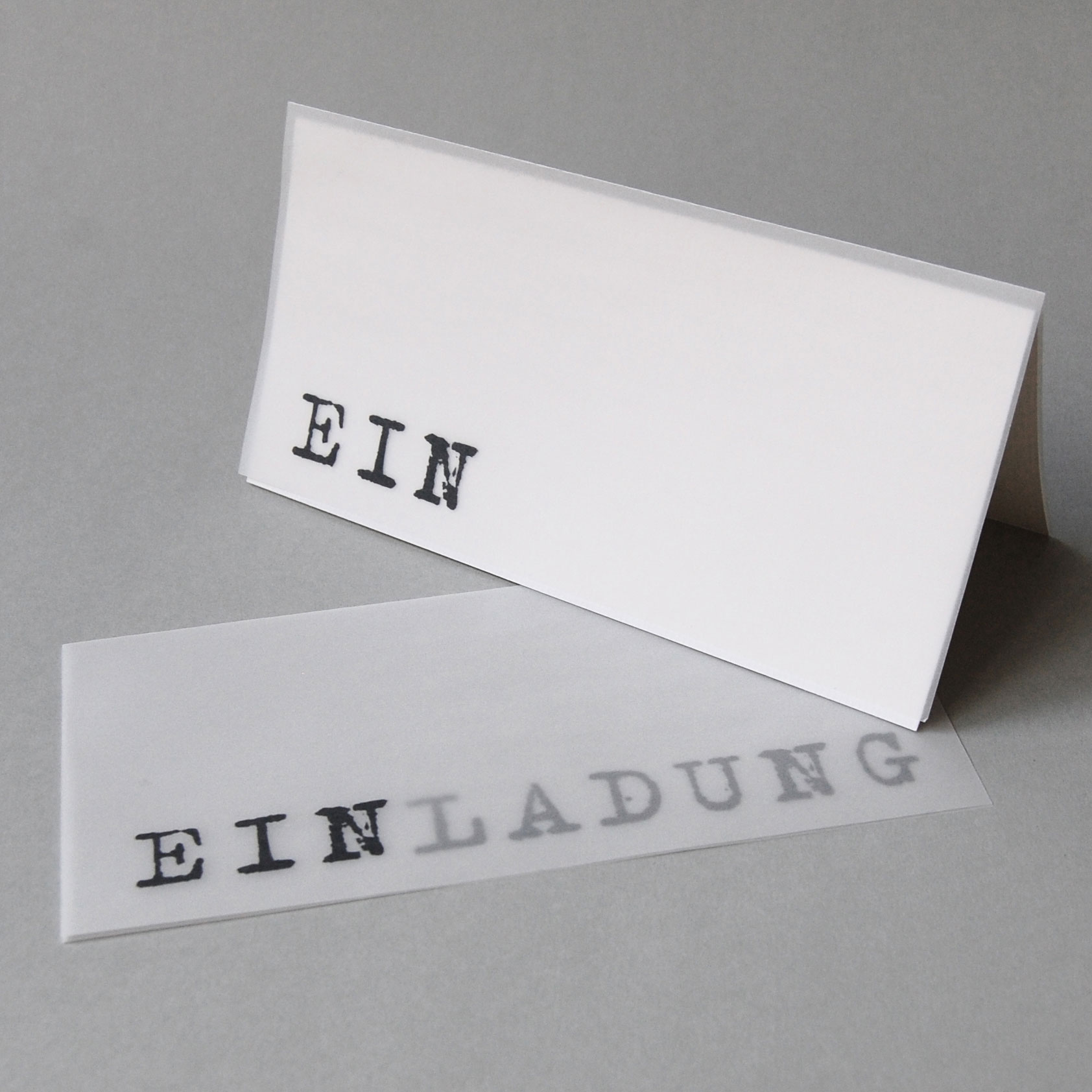 einfach bedruckbare Design-Karten für Einladungen