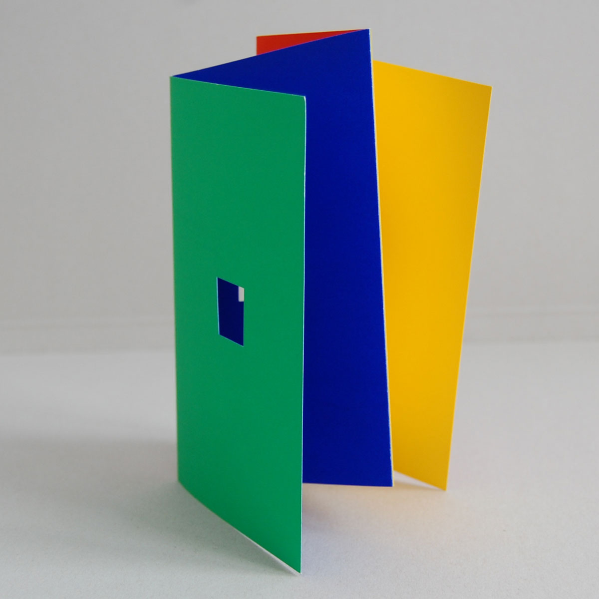 bunte Designer-Karten: Leporello