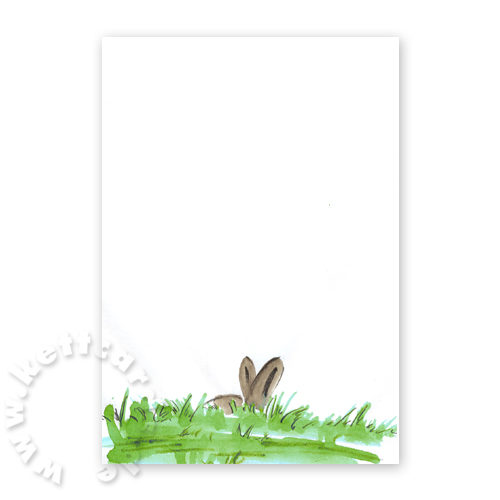 versteckter Osterhase, witzige Ostergrüße