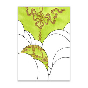 Eier, künstlerische Osterkarten