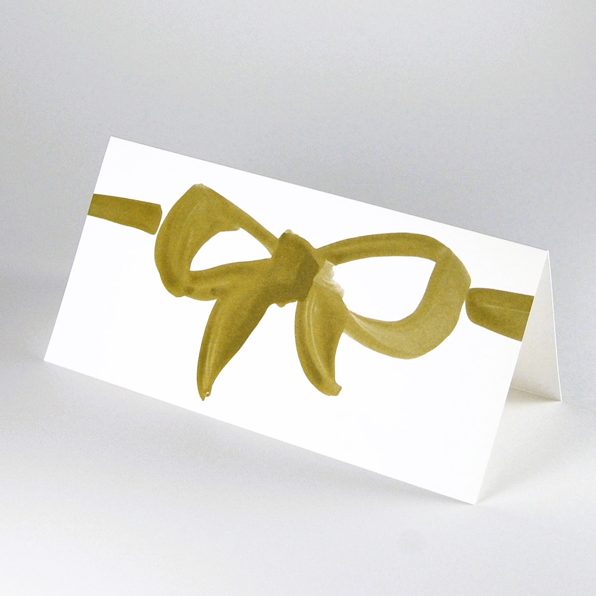goldene Schleife - Karten für Glückwünsche, Geschenke und Überraschungen
