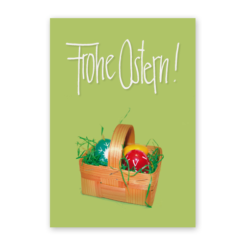 Frohe Ostern! geschäftliche Osterkarten